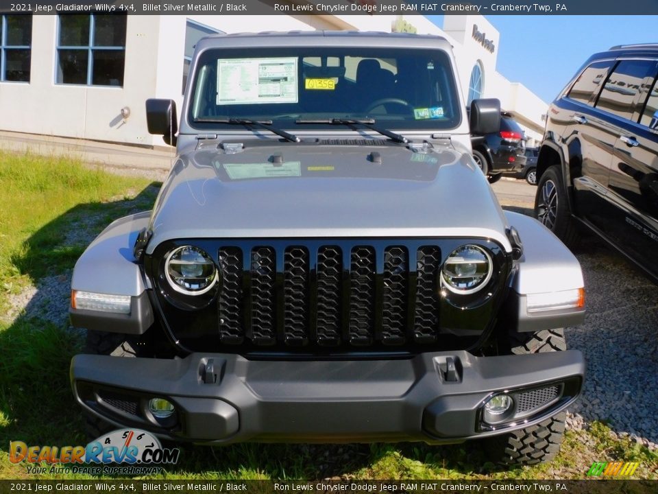 2021 Jeep Gladiator Willys 4x4 Billet Silver Metallic / Black Photo #2