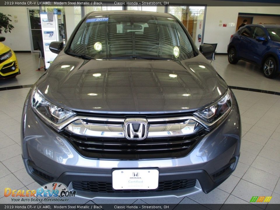 2019 Honda CR-V LX AWD Modern Steel Metallic / Black Photo #2