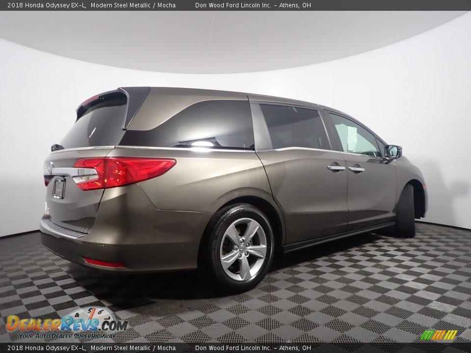 2018 Honda Odyssey EX-L Modern Steel Metallic / Mocha Photo #22