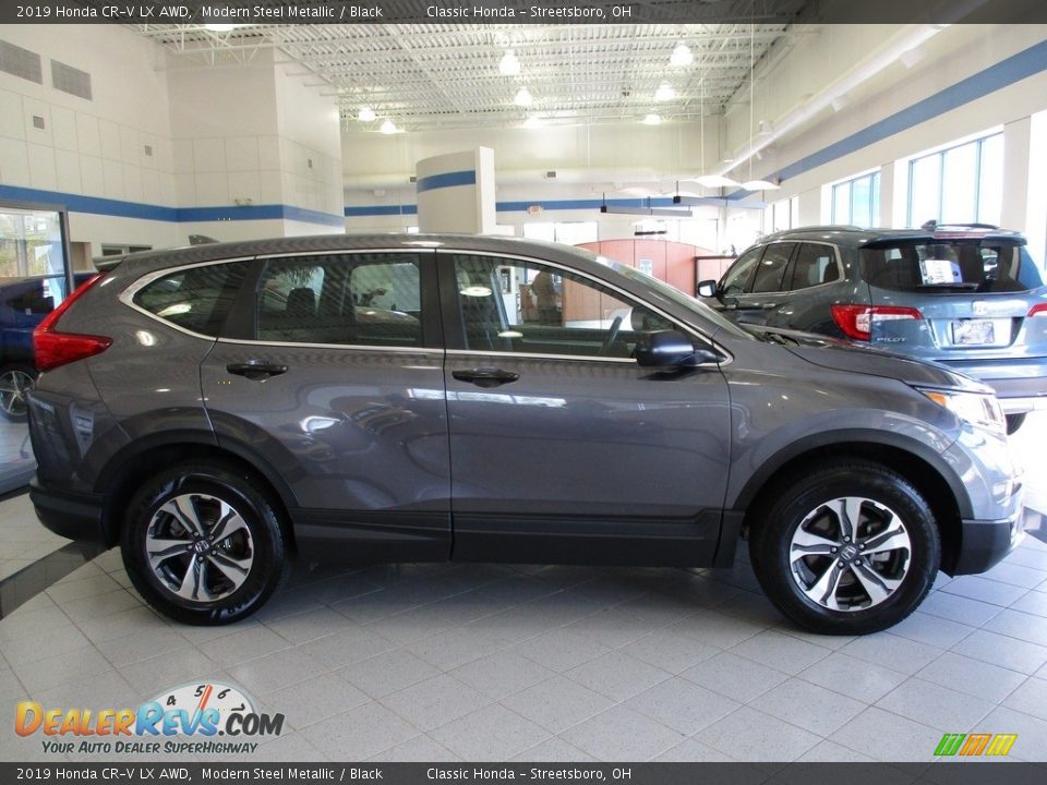 2019 Honda CR-V LX AWD Modern Steel Metallic / Black Photo #4