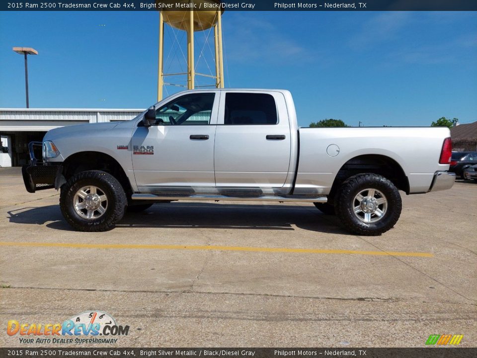 Bright Silver Metallic 2015 Ram 2500 Tradesman Crew Cab 4x4 Photo #3