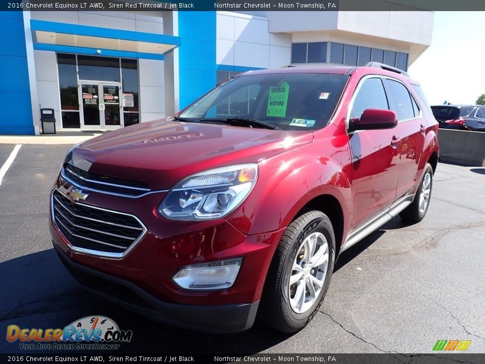 2016 Chevrolet Equinox LT AWD Siren Red Tintcoat / Jet Black Photo #2