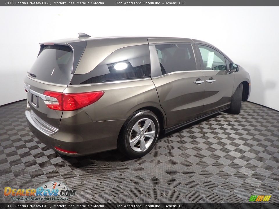 2018 Honda Odyssey EX-L Modern Steel Metallic / Mocha Photo #23