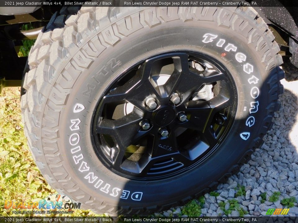 2021 Jeep Gladiator Willys 4x4 Billet Silver Metallic / Black Photo #10
