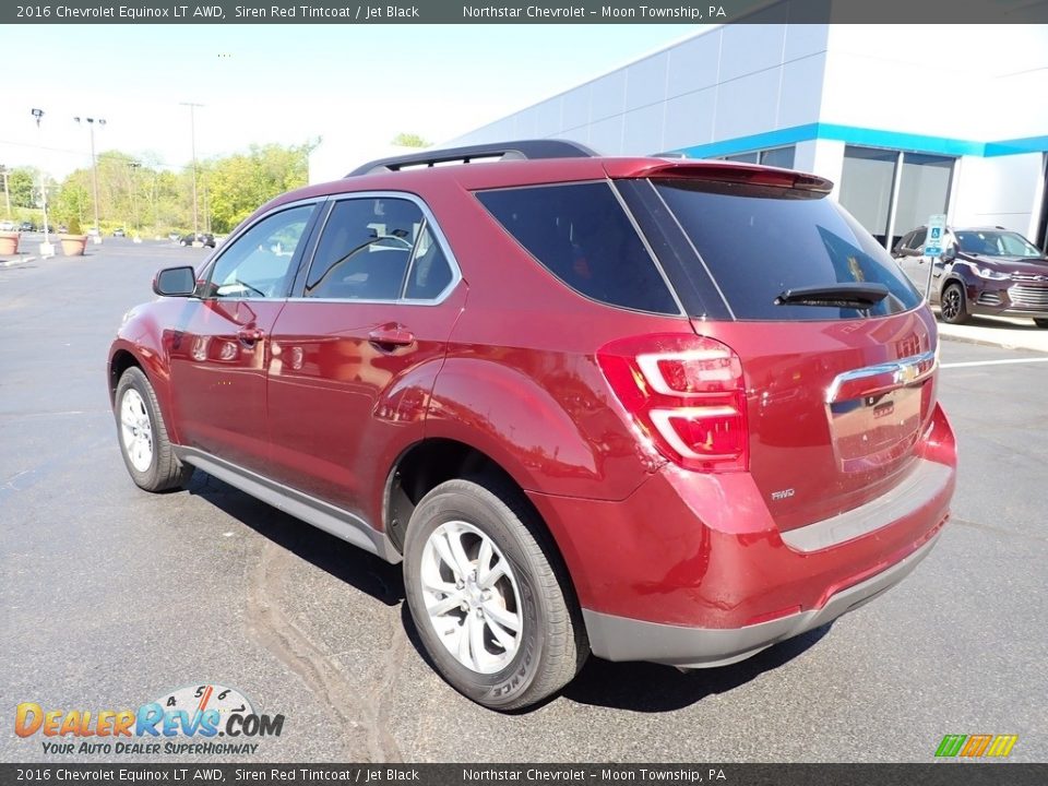 2016 Chevrolet Equinox LT AWD Siren Red Tintcoat / Jet Black Photo #4