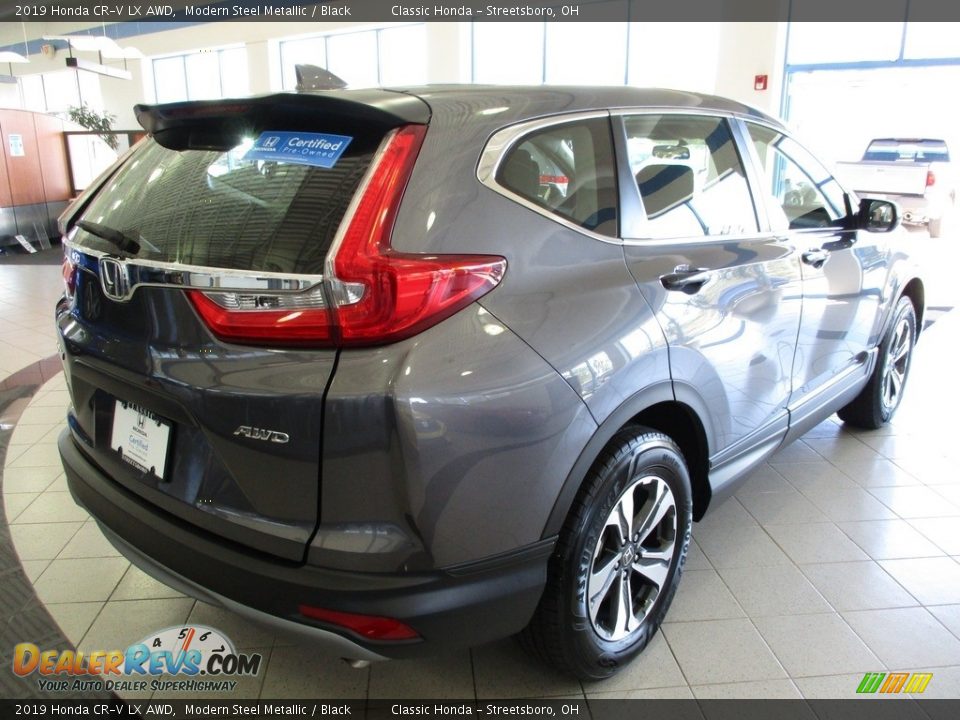 2019 Honda CR-V LX AWD Modern Steel Metallic / Black Photo #7