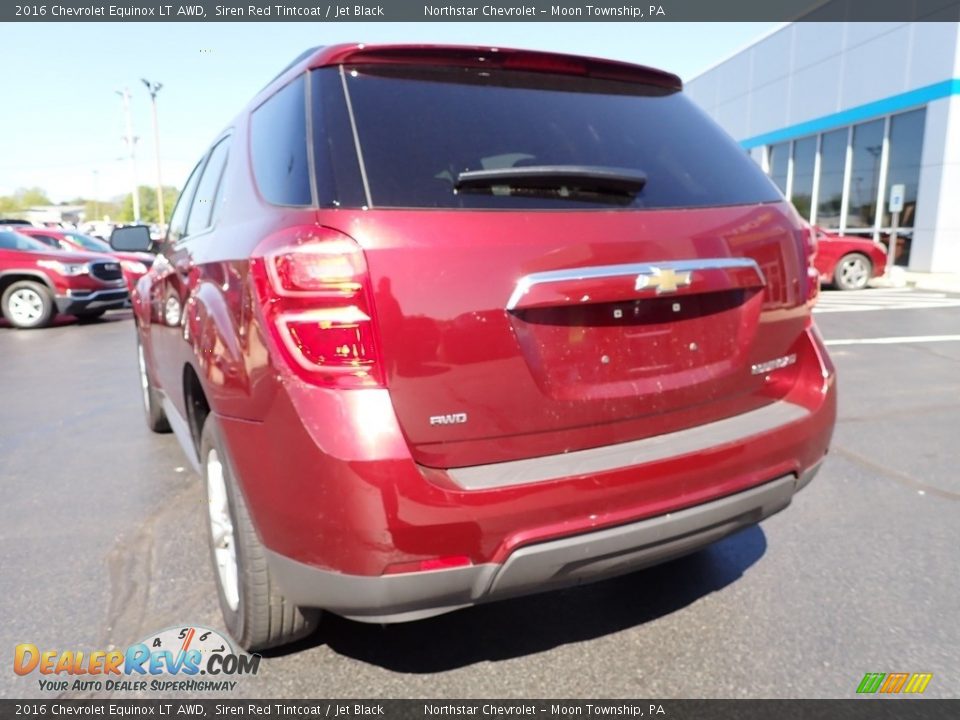 2016 Chevrolet Equinox LT AWD Siren Red Tintcoat / Jet Black Photo #5