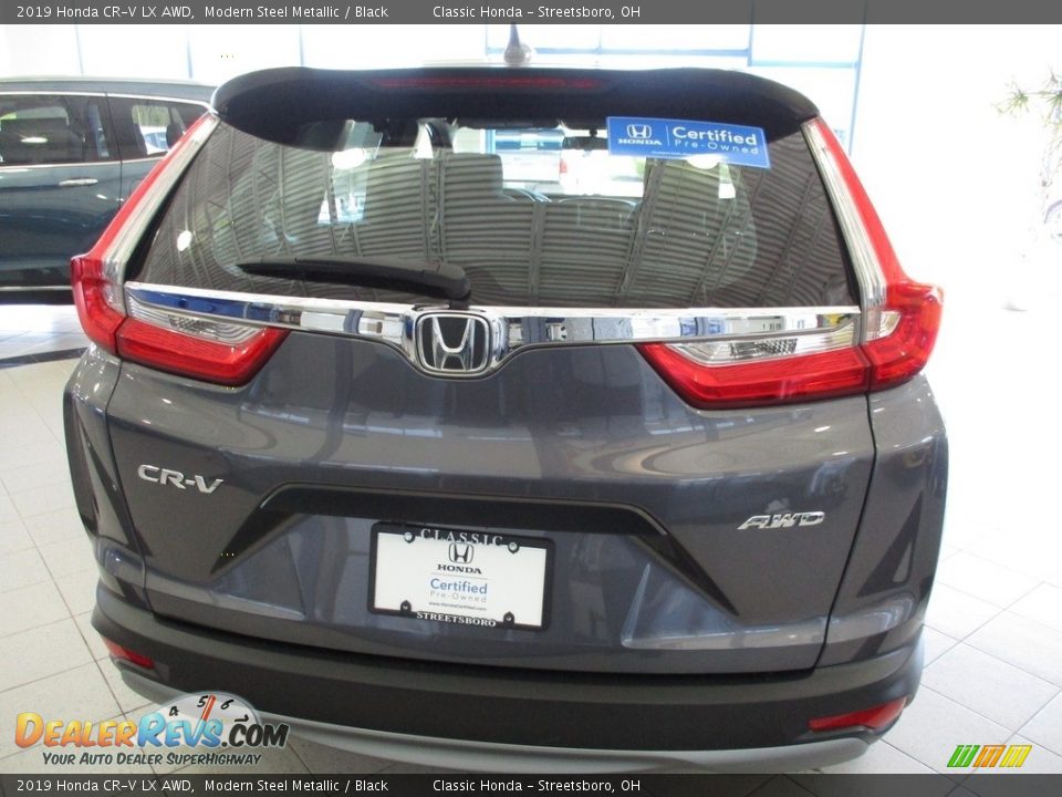 2019 Honda CR-V LX AWD Modern Steel Metallic / Black Photo #8