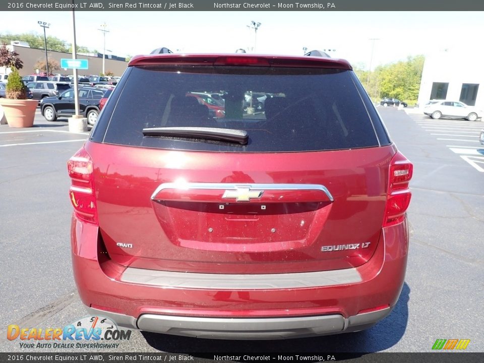 2016 Chevrolet Equinox LT AWD Siren Red Tintcoat / Jet Black Photo #6