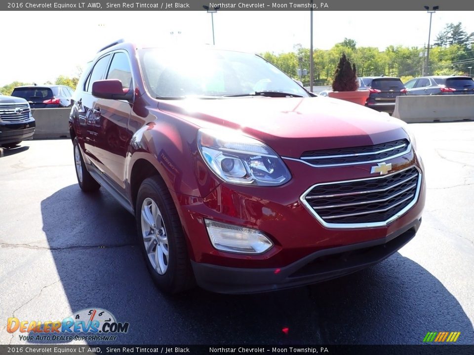 2016 Chevrolet Equinox LT AWD Siren Red Tintcoat / Jet Black Photo #12