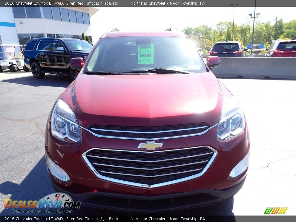2016 Chevrolet Equinox LT AWD Siren Red Tintcoat / Jet Black Photo #13