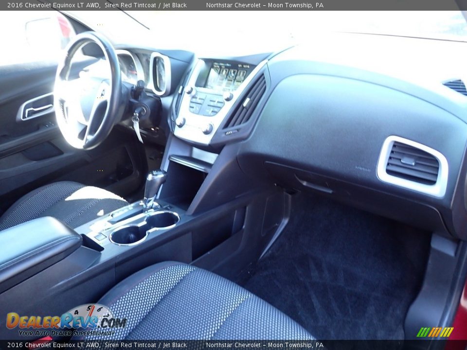 2016 Chevrolet Equinox LT AWD Siren Red Tintcoat / Jet Black Photo #16