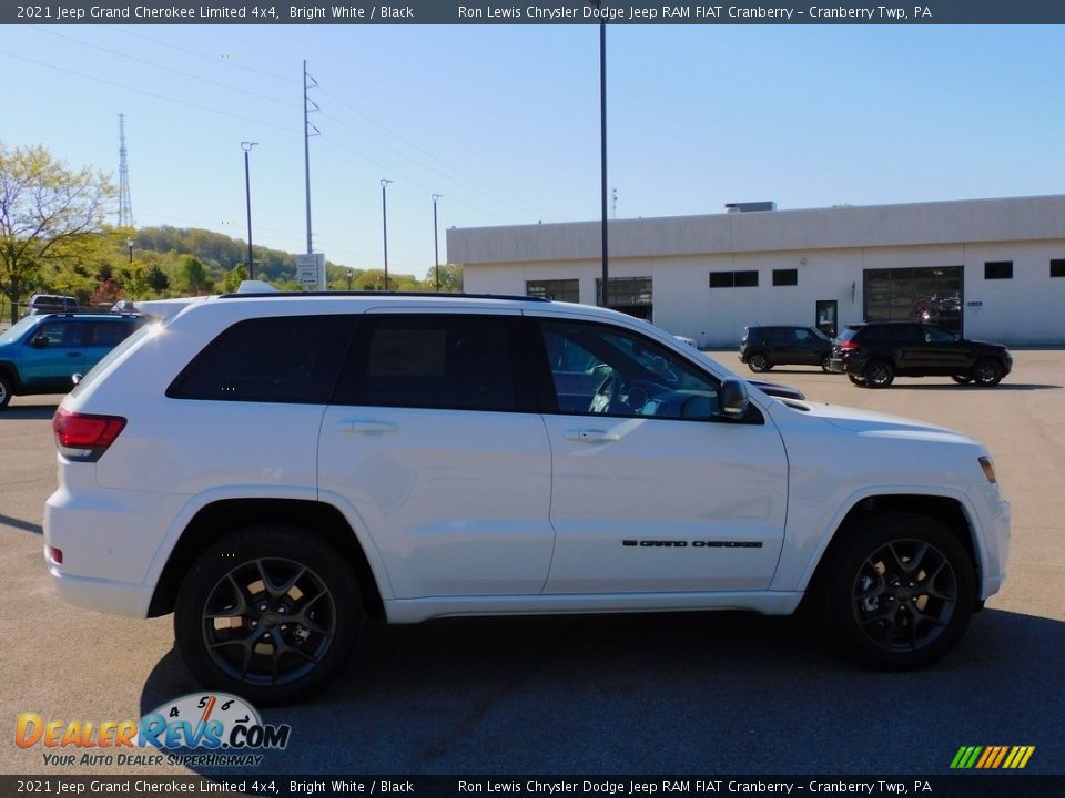 2021 Jeep Grand Cherokee Limited 4x4 Bright White / Black Photo #4
