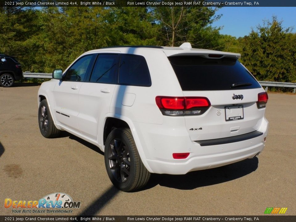 2021 Jeep Grand Cherokee Limited 4x4 Bright White / Black Photo #8