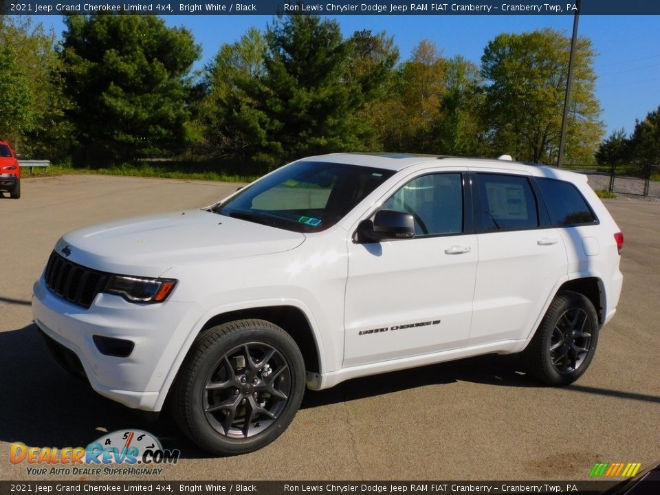 2021 Jeep Grand Cherokee Limited 4x4 Bright White / Black Photo #9