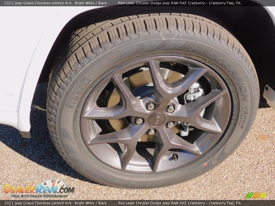 2021 Jeep Grand Cherokee Limited 4x4 Bright White / Black Photo #10
