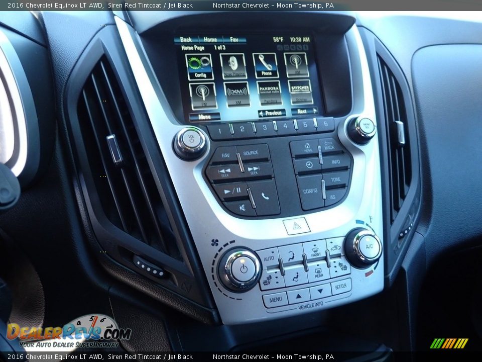 2016 Chevrolet Equinox LT AWD Siren Red Tintcoat / Jet Black Photo #27