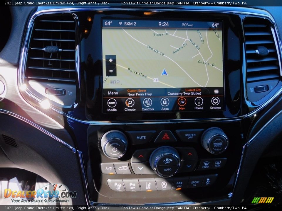 2021 Jeep Grand Cherokee Limited 4x4 Bright White / Black Photo #16