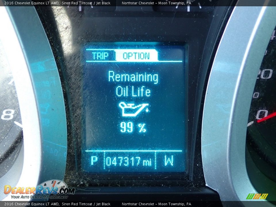 2016 Chevrolet Equinox LT AWD Siren Red Tintcoat / Jet Black Photo #29