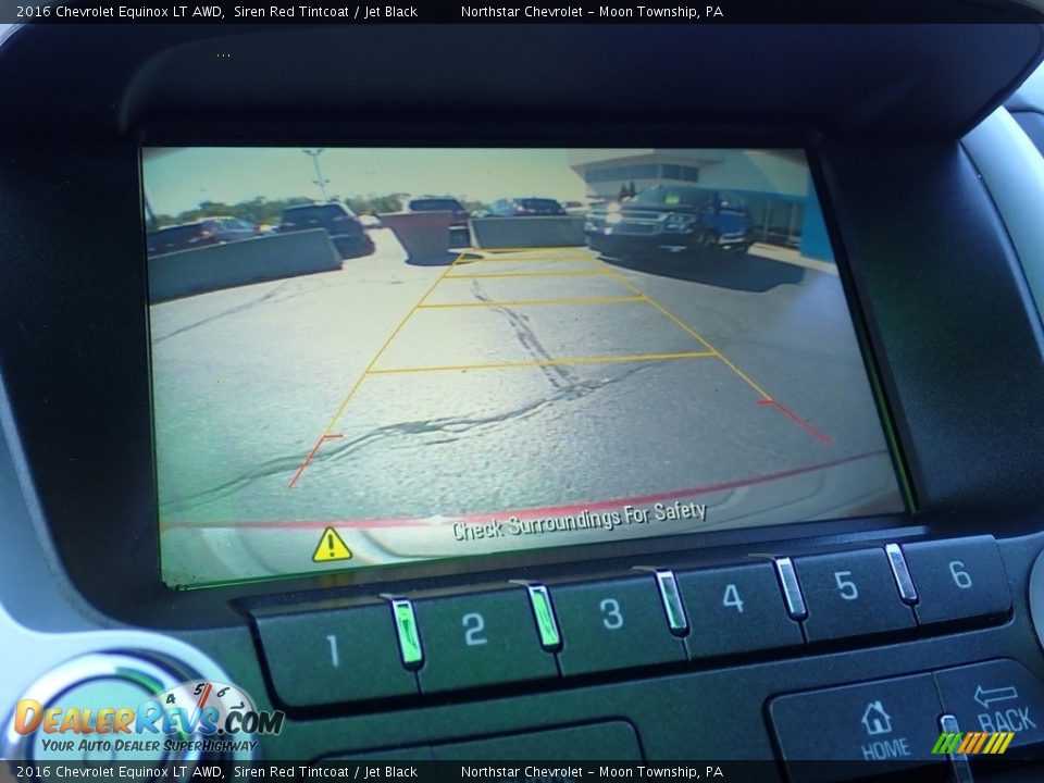 2016 Chevrolet Equinox LT AWD Siren Red Tintcoat / Jet Black Photo #30