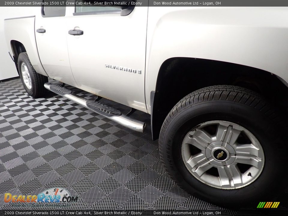 2009 Chevrolet Silverado 1500 LT Crew Cab 4x4 Silver Birch Metallic / Ebony Photo #3