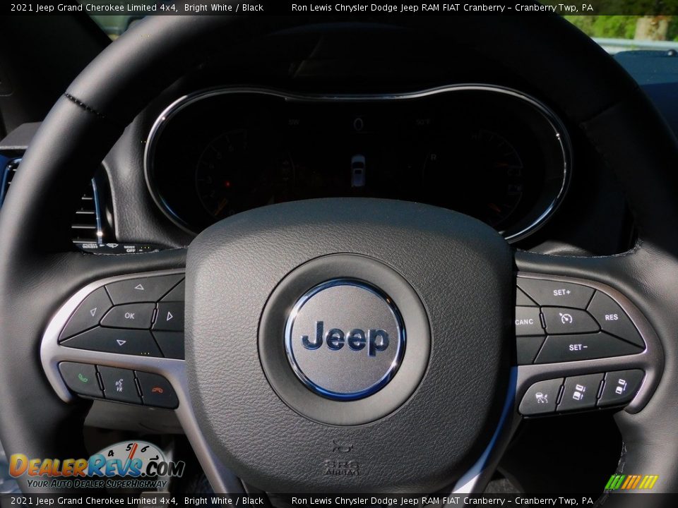 2021 Jeep Grand Cherokee Limited 4x4 Bright White / Black Photo #20