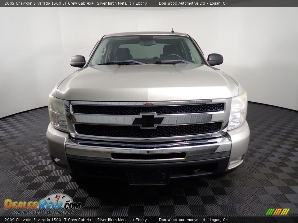 2009 Chevrolet Silverado 1500 LT Crew Cab 4x4 Silver Birch Metallic / Ebony Photo #4