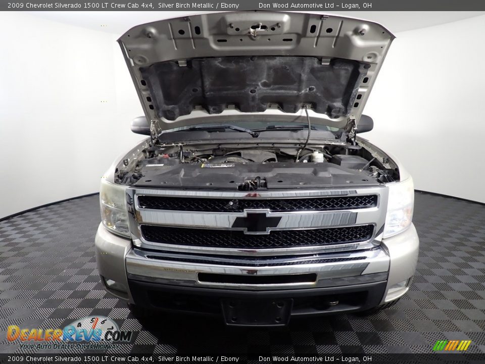 2009 Chevrolet Silverado 1500 LT Crew Cab 4x4 Silver Birch Metallic / Ebony Photo #5