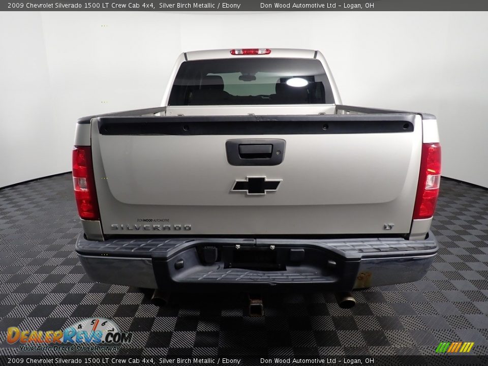 2009 Chevrolet Silverado 1500 LT Crew Cab 4x4 Silver Birch Metallic / Ebony Photo #10