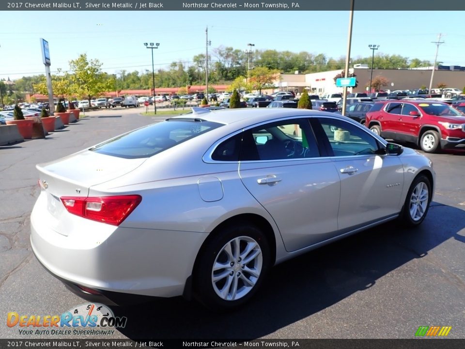 2017 Chevrolet Malibu LT Silver Ice Metallic / Jet Black Photo #9