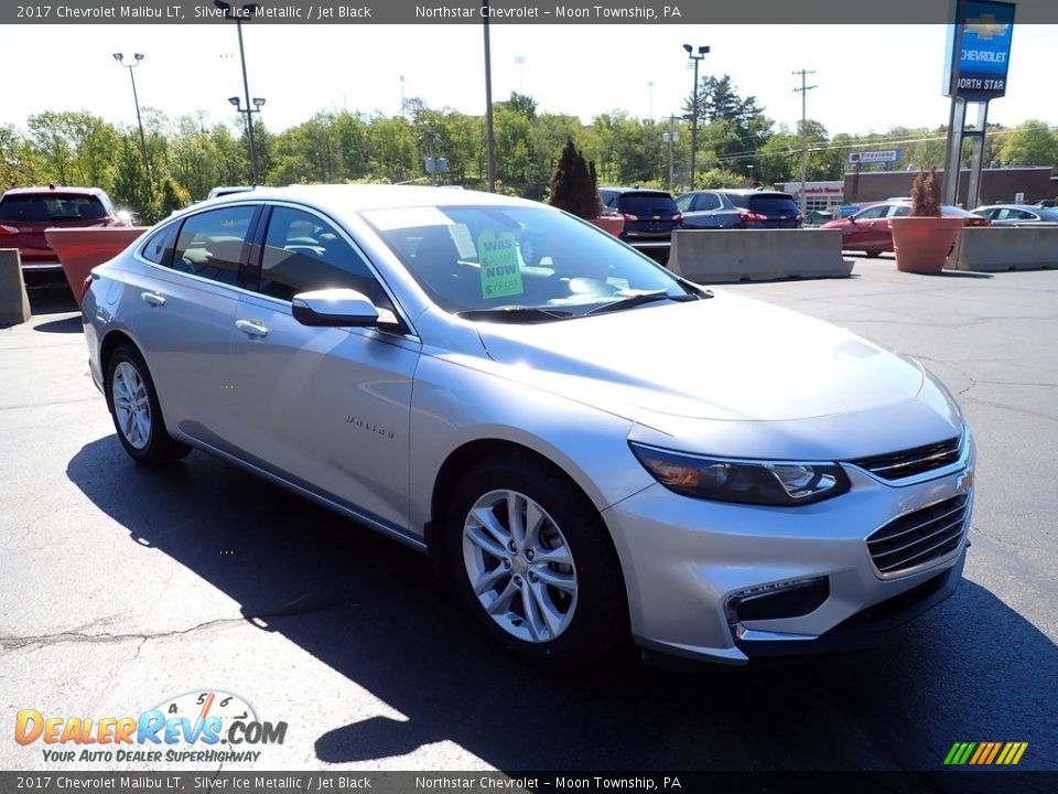 2017 Chevrolet Malibu LT Silver Ice Metallic / Jet Black Photo #11