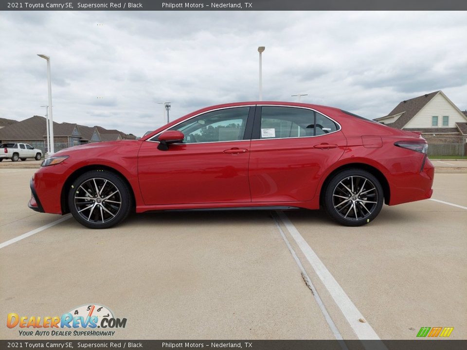 Supersonic Red 2021 Toyota Camry SE Photo #7