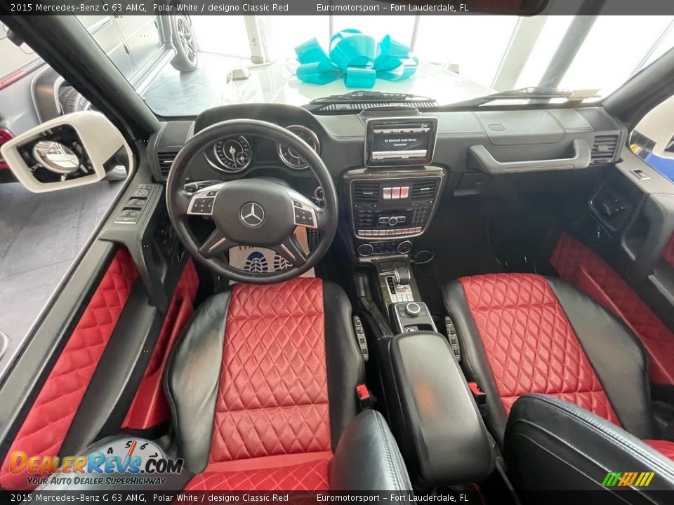 designo Classic Red Interior - 2015 Mercedes-Benz G 63 AMG Photo #3