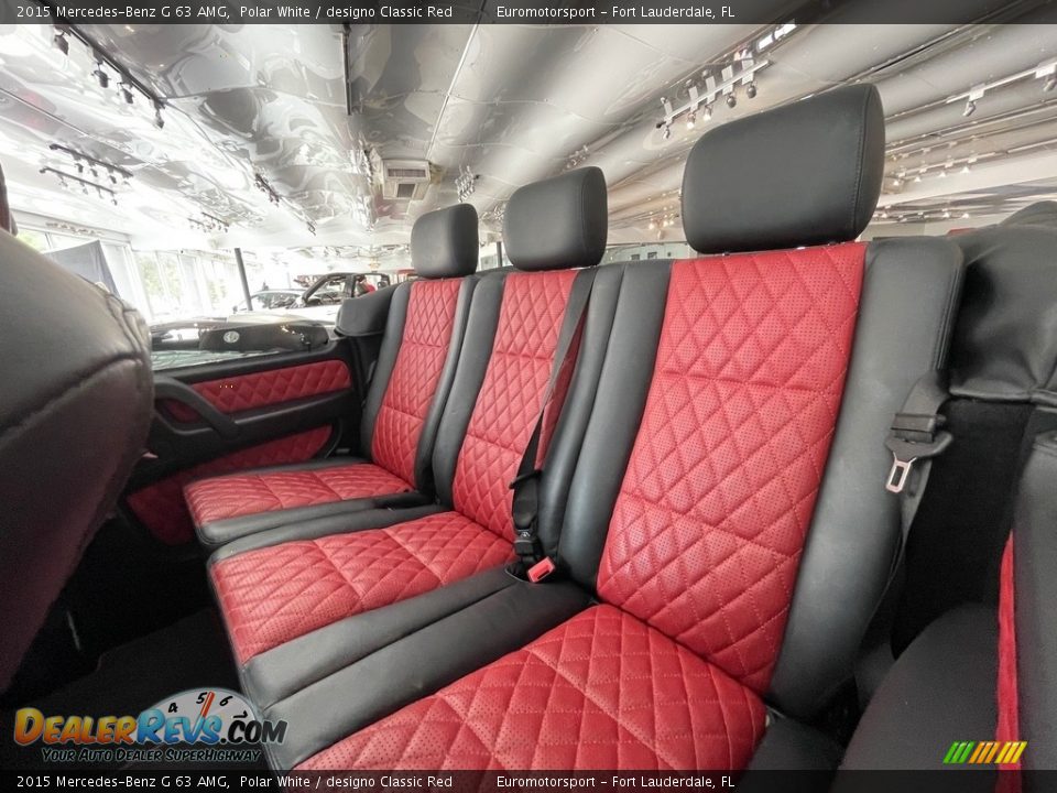 Rear Seat of 2015 Mercedes-Benz G 63 AMG Photo #5