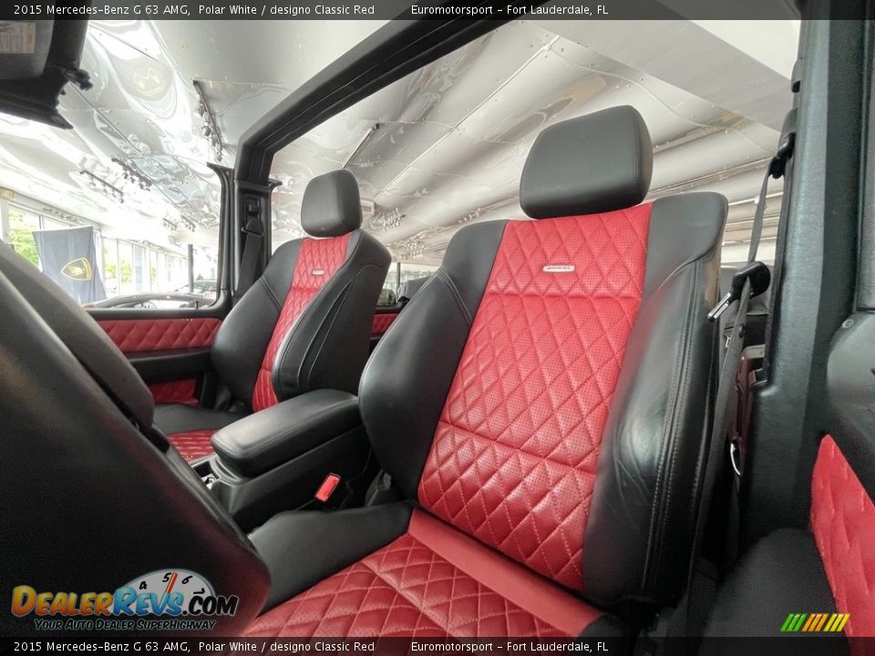 Front Seat of 2015 Mercedes-Benz G 63 AMG Photo #6