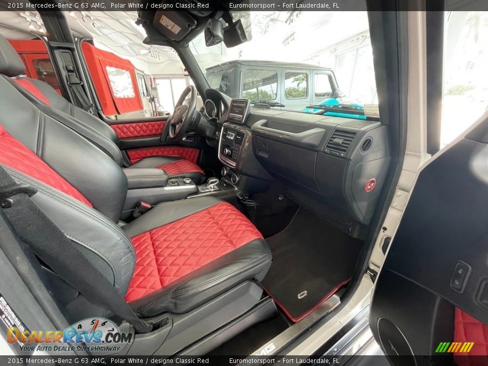 Front Seat of 2015 Mercedes-Benz G 63 AMG Photo #7