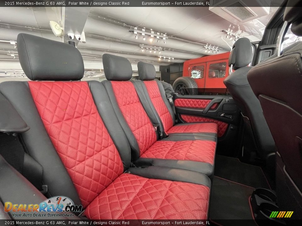 Rear Seat of 2015 Mercedes-Benz G 63 AMG Photo #9