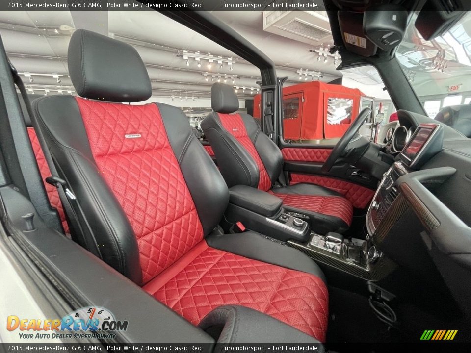 Front Seat of 2015 Mercedes-Benz G 63 AMG Photo #10