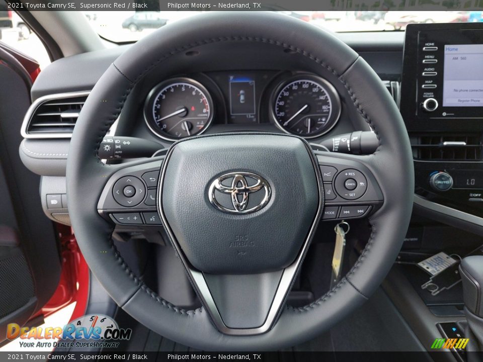2021 Toyota Camry SE Supersonic Red / Black Photo #15