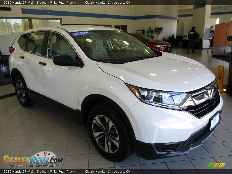 2019 Honda CR-V LX Platinum White Pearl / Ivory Photo #3