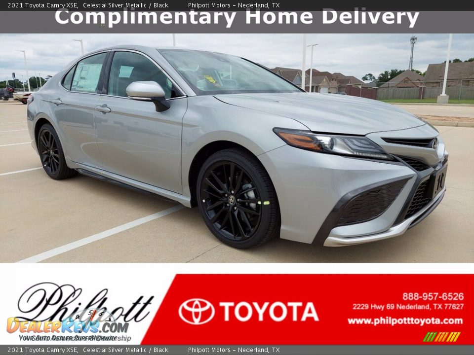 2021 Toyota Camry XSE Celestial Silver Metallic / Black Photo #1