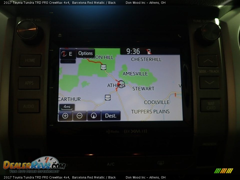 2017 Toyota Tundra TRD PRO CrewMax 4x4 Barcelona Red Metallic / Black Photo #2