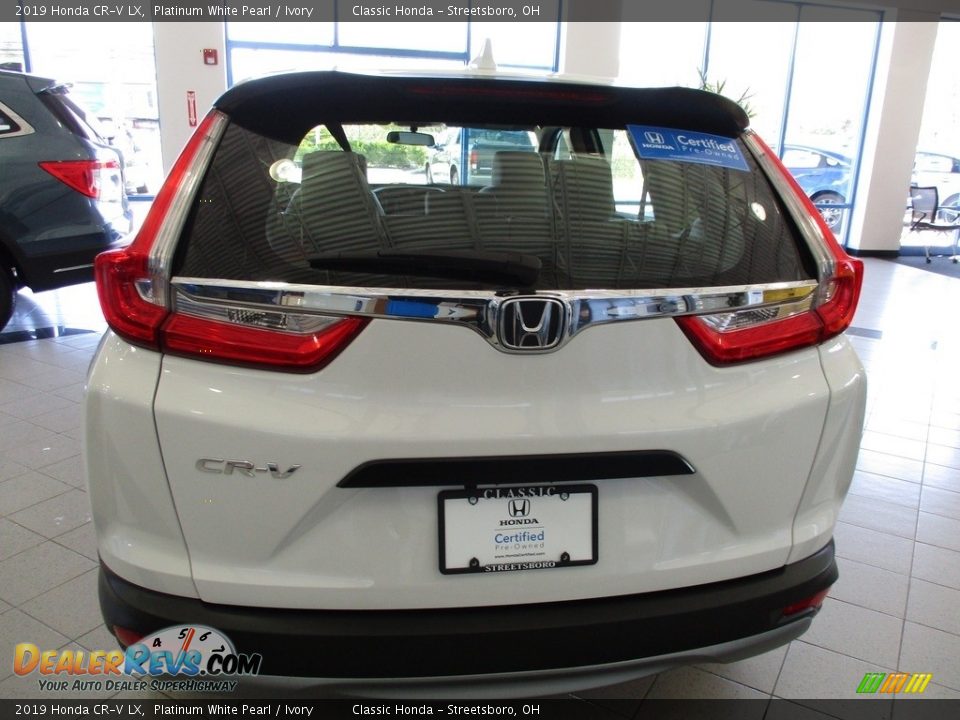 2019 Honda CR-V LX Platinum White Pearl / Ivory Photo #8