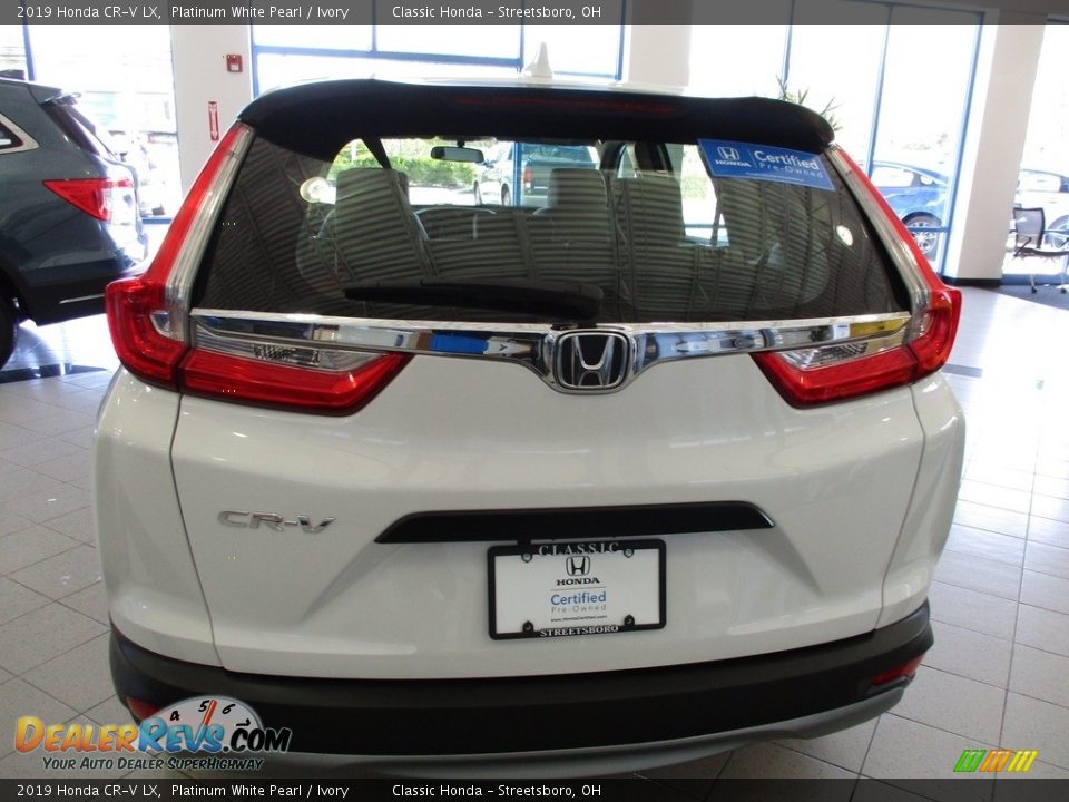 2019 Honda CR-V LX Platinum White Pearl / Ivory Photo #8