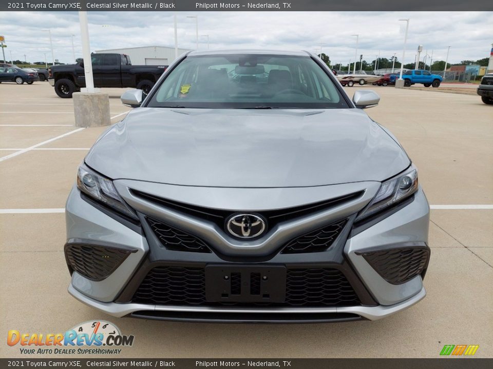2021 Toyota Camry XSE Celestial Silver Metallic / Black Photo #9