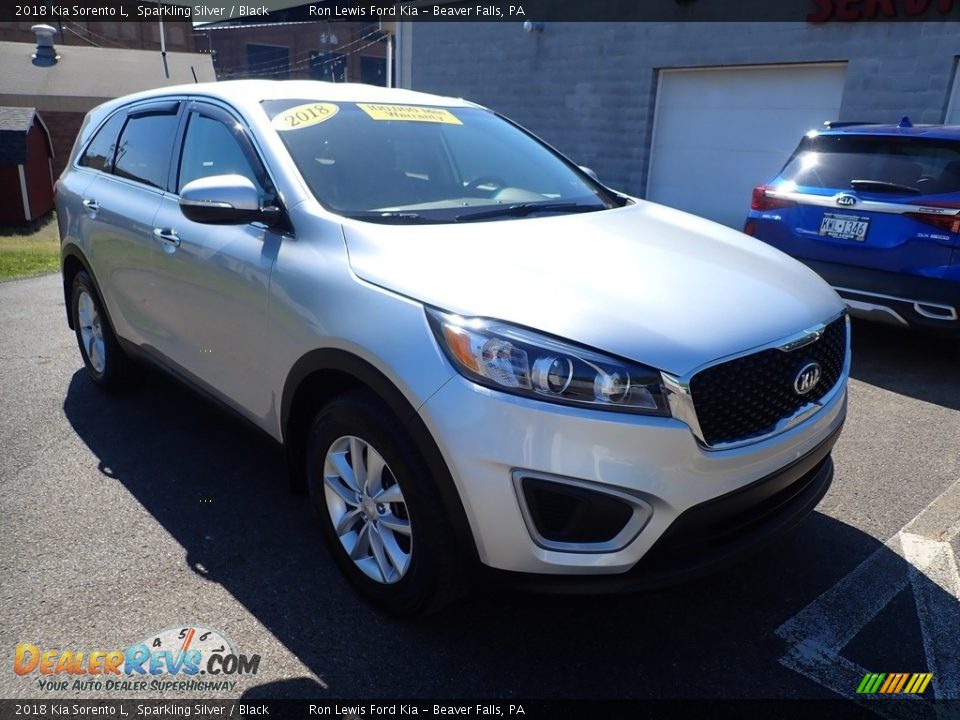 2018 Kia Sorento L Sparkling Silver / Black Photo #3