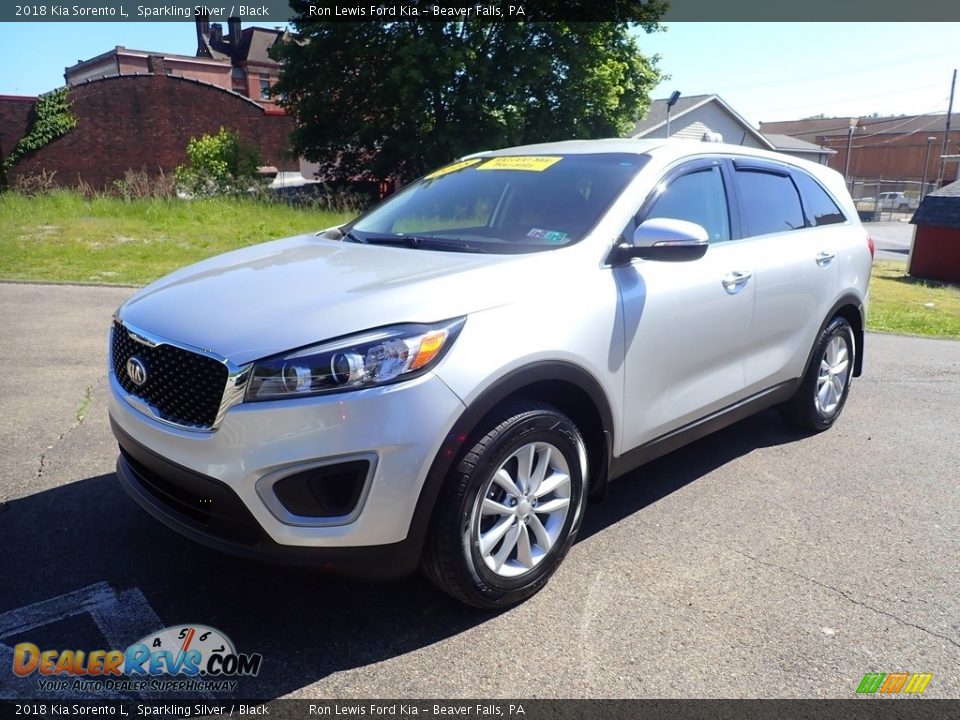 2018 Kia Sorento L Sparkling Silver / Black Photo #5