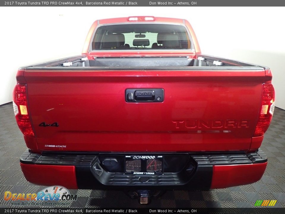 2017 Toyota Tundra TRD PRO CrewMax 4x4 Barcelona Red Metallic / Black Photo #14