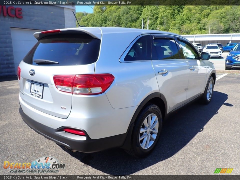 2018 Kia Sorento L Sparkling Silver / Black Photo #9