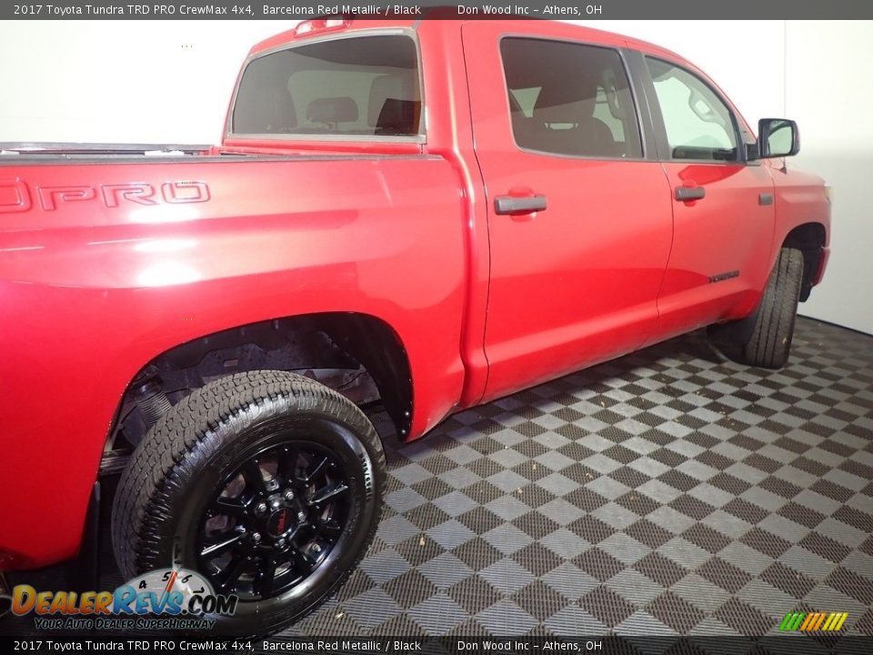 2017 Toyota Tundra TRD PRO CrewMax 4x4 Barcelona Red Metallic / Black Photo #19